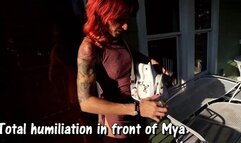 Male Desp Total wetting messing humiliation in front of Mya IPOD