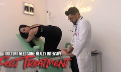 Doctor Hex treat Nara's feet with an intense footjob (1080 EN-sub)