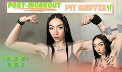 Post-Workout Pit Sniffer!!! [ Armpit • Gym • Workout Fetish ]