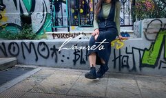 Squirting On Dirty Converse Sneakers