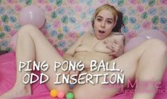 Ping Pong Ball Odd Insertion