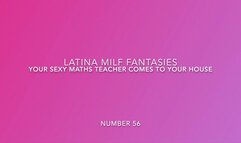 Your Sexy Latina Math Teacher Come To Your House To Give You A Special Lesson