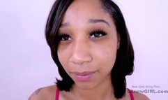 Horny girl loves feeling long cock deepthroat