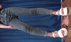 Trampled under big summer sandals (part 4 of 5), flo556x 1080p