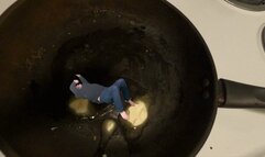 Giantess Cooking Teenie 1080 smaller