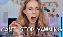 Can't Stop Yawning - Stella Elle - HD 720 WMV