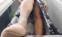 Mkvi Pt2 Giantess unaware pointy flat shoes toe tapping shoeplay