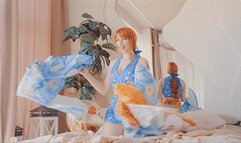 Relaxing Day? Nami and Her Inflatables!