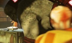 ALIEN FUCK HER HARD IN ASS