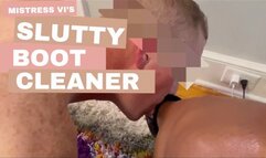 Mistress Vi: Slutty Boot Cleaner
