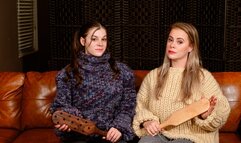 Sweaters and Spankings - Stevie and Skylar Rose Spanking Conversations HD 1080p MOV