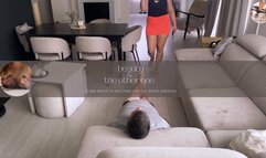 amateur WIFE face sitting and rough face fucking husbands face