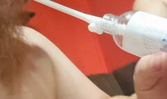 Playing With Her Cervix With A Penis Straw While Dilated With A Speculum