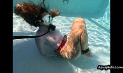 Aquaphilias- Sea Jewel- Luscious Domme Loses bet on Underwater Domination- PERIL