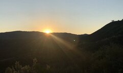 ABDL diapered camping, sunrise and hiking back