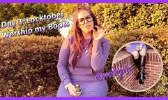 LOCKTOBER DAY 3: WORSHIP MY BOOTS
