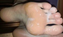 Marianne - Worshipping and cumming on her perfect soles [foot worship, footjob] (1080p)