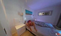 The stepmother masturbates loudly, and the stepson doesn’t like it, he came to talk, but then fucked her in all holes