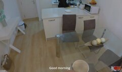 Stepmom Giving Mouth and Ass to Stepson In Morning Sex I fuck my Stepmom before Breakfast in all holes and cum inside her