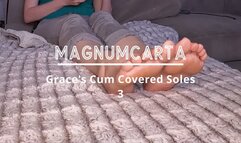 Grace's Cum Covered Soles 3