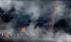 The Tale of The Tiny Men in Pumkin Village, and the Giantess