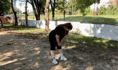 Slow mo run and crushing