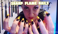 Sharp Flame Nails