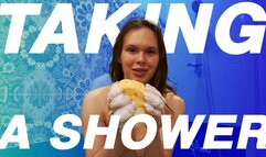 Soapy Shower Time Sexy Tease