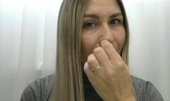 You are the queen of Nose picking MP4 FULL HD 1080p