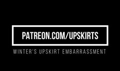 Winters Upskirt Embarrassment