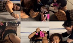 bbw female gets dominated by male wrestler