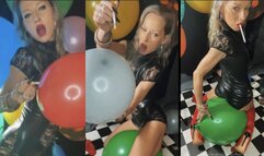 Chain smoking balloon fun