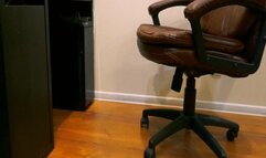 Working At Office In Nylon Pantyhose