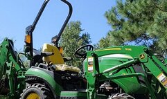 Farmer Jack's off on his Tractor