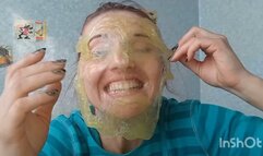 An alien mask has enslaved my face!