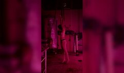 The Curious couple- BDSM slut spanked and fucked in an old slaughterhouse