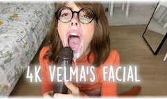 VELMA'S FACIAL CUMSHOT - cosplay, superheroine, facials, dildo with Kitty Stepsis in 4K 1080 wmv