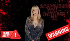 Scamming you October 23