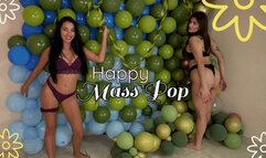 Balloon Wall Demolition with Dani and Kathy