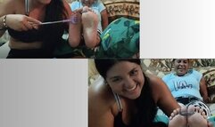 Full video tickling Gloria's soles
