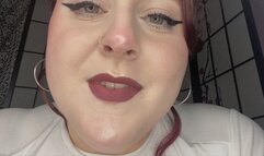 BBW Giantess vore: eating you and fully digesting you
