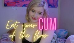 Eat Your Cum Of The Floor - Anal JOI & CEI