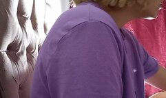 Finishing a comfortable cigarette