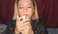 Leather Jacket Human Ashtray And Spit