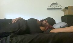 Teenie in Awe of Sleeping Giantess 1080