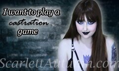 I want to play a Castration game - MP4 HD 1080p