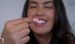 Megan Jones Giantess GF Tiny Mouth Kink - 4K - Full Length