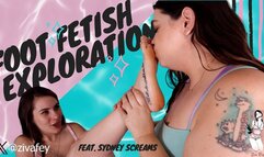 4K Ziva Fey - Foot Fetish Exploration With Sydney Screams!