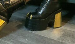 Floor Bitch Counting Game - Boots POV