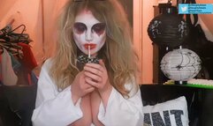 2018 Halloweek Mad Scientist Smoking Face slapping Show